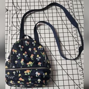 Floral Mushroom Print Backpack